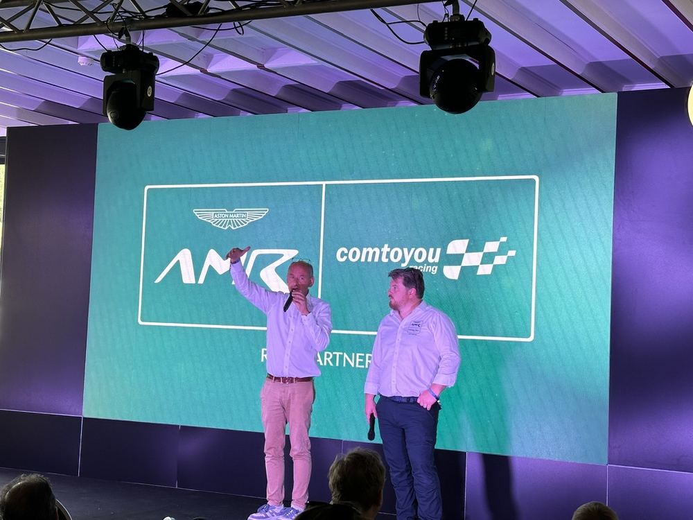 Présentation de partenariat Aston Martin Comtoyou Racing
